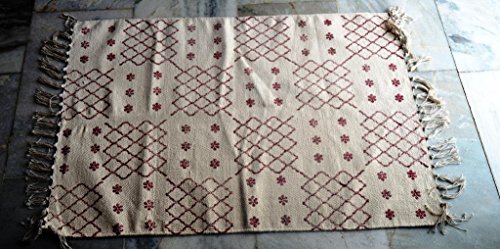 silkroude Auténtico Persa Kilim Handknotted Tribal Antiguo Pure algodón Felpudo (floorrug