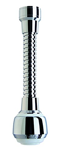 Siroflex Aireador de Grifo 2510/1S Milady, Made in Italy, Aerador para Grifería de Cocina con Paja Flexible en Latón Cromado Blanco, Aireador Grifo Lavabo, Aireador Cocina Lavamanos, Ahorro de Agua Siroflex Aireador de Grifo 2510/1S Milady, Made in Italy, Aerador para Grifería de Cocina con Paja Flexible en Latón Cromado Blanco, Aireador Grifo Lavabo, Aireador Cocina Lavamanos, Ahorro de Agua