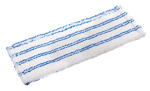 Sonty 2 mopa de microfibra, mopa profesional, 50 cm, color blanco con rayas azules (2)