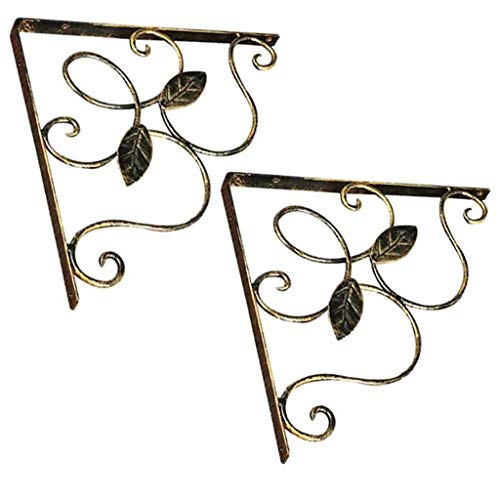 Soporte Estante de Hierro Forjado Escuadras Soporte Pared Retro Soporte de Ángulo Recto Multifunción,Soporte Estanteria,artesanía Antigua, Tamaños, Diseño de Vid Soporte Estante de Hierro Forjado Escuadras Soporte Pared Retro Soporte de Ángulo Recto Multifunción,Soporte Estanteria,artesanía Antigua, Tamaños, Diseño de Vid