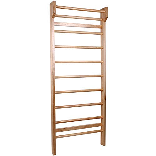 SportPlus SP-SL-195 Espaldera de Madera Maciza, Barras de Pared para Niños y Adultos, 195x80x14cm SportPlus SP-SL-195 Espaldera de Madera Maciza, Barras de Pared para Niños y Adultos, 195x80x14cm