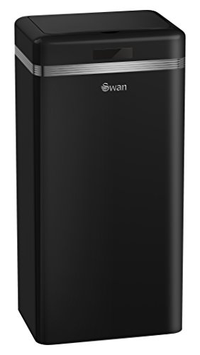 Swan Cubo con Sensor, Metal, Negro, Large