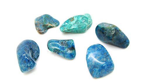 TANGLZ Chrysocolle piedra natural de piedra y calma de paz de piedra enrollada a 2,5 cm, 2 Envío gratuito