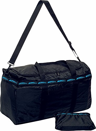 Travel Blue Faltbare Reisetasche aus reißfestem Polyester leichte Falttasche mit Tragegurt XXL Bolsa de Viaje 33 Centimeters Negro (Schwarz)