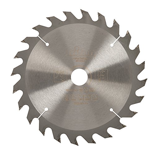 Triton TPTA42571712 Disco de corte para sierra circular inalámbrica, 0 V, Plata, 165 x 20mm 24T