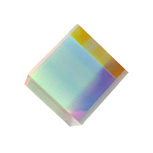 UEETEK Cubo del prisma, prisma de cristal óptico RGB de la dispersión X-CUBE para la decoración del arte de la enseñanza de la física, 20 * 20 * 20m m