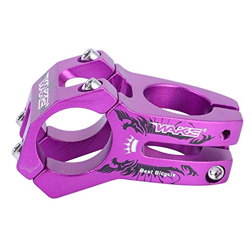 Vástago de Bicicleta corto de Manillar, 31.8mm Potencia para Bicicleta Montaña Elevador de Vástago de Manillar Bar Stem Tallo de Barra para Bicicleta de Carretera Ciclismo MTB BMX Fixie Gear (Púrpura) Vástago de Bicicleta corto de Manillar, 31.8mm Potencia para Bicicleta Montaña Elevador de Vástago de Manillar Bar Stem Tallo de Barra para Bicicleta de Carretera Ciclismo MTB BMX Fixie Gear (Púrpura)