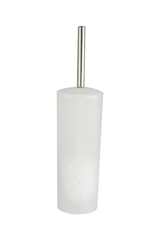 WENKO Escobillero Arktis - blanco opalino, Polipropileno, 9.5 x 38.5 x 9.5 cm, Blanco WENKO Escobillero Arktis - blanco opalino, Polipropileno, 9.5 x 38.5 x 9.5 cm, Blanco