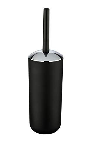 WENKO Escobillero Brasil nero - a prueba de rotura, Plástico (TPE), 10 x 37 x 10 cm, Negro