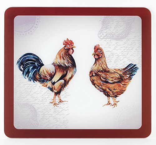 WENKO Placa multiusos Granka, para cocinas de vidriocerámica, Vidrio endurecido, 56 x 0.5 x 50 cm, Multicolor WENKO Placa multiusos Granka, para cocinas de vidriocerámica, Vidrio endurecido, 56 x 0.5 x 50 cm, Multicolor