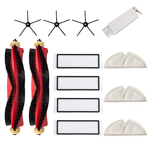 13-PCS accesorios de repuesto para Xiaomi Roborock S5 Max S50 S6 Pure S6 MaxV Aspiradora Filtro HEPA Cepillos laterales negros Trapos Paños Cepillo de rodillo principal Recambios 13-PCS accesorios de repuesto para Xiaomi Roborock S5 Max S50 S6 Pure S6 MaxV Aspiradora Filtro HEPA Cepillos laterales negros Trapos Paños Cepillo de rodillo principal Recambios