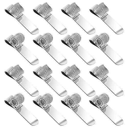 16 Piezas Portalápices de Resorte Pinzas Soporte para Lápices de Acero Inoxidable con Trabilla de Resorte Ajustable para Cuaderno y Portapapeles en Casa, Oficina, Bolsillo 16 Piezas Portalápices de Resorte Pinzas Soporte para Lápices de Acero Inoxidable con Trabilla de Resorte Ajustable para Cuaderno y Portapapeles en Casa, Oficina, Bolsillo