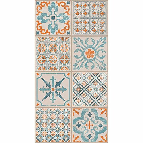 30 Tarkett Star Floor Click "retro Naranja Blue" diseño de Vinilo-diseño flooring clic-system Design Vinyl-laminado