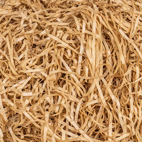 300 gramos Papel de seda kraft triturado desmenuzado en tiras, Vol: 20 Litros, Para relleno de embalajes, packaging, regalos, cestas 300 gramos Papel de seda kraft triturado desmenuzado en tiras, Vol: 20 Litros, Para relleno de embalajes, packaging, regalos, cestas