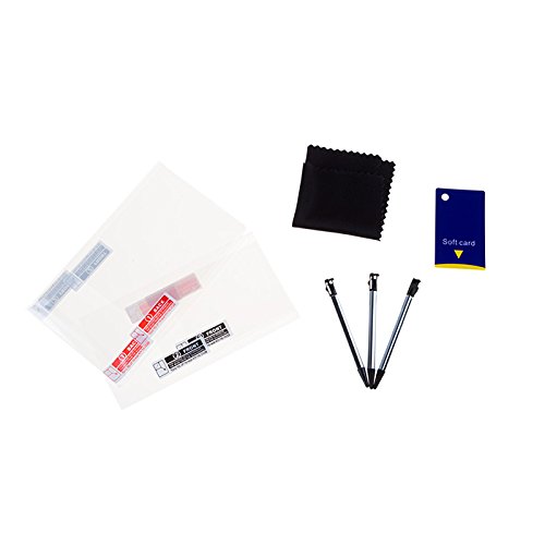 3DS/3DSXL - Juego de 2 Protectores de Pantalla y 2 lápices capacitivos 3DS/3DSXL - Juego de 2 Protectores de Pantalla y 2 lápices capacitivos
