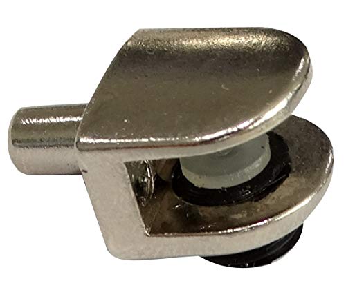 AERZETIX: 20x Portaestantes soporte para estante Ø5mm de cristal vidrio 2-6mm metálico C41752 AERZETIX: 20x Portaestantes soporte para estante Ø5mm de cristal vidrio 2-6mm metálico C41752