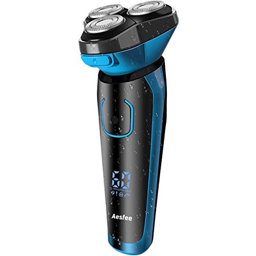 Afeitadora Eléctrica Hombre Impermeable Uso en Húmedo y Seco, Afeitadoras Barba Rotativas Eléctricas Profesional Inalámbrica Recargable con Recortador de Precisión,Bloqueo de Viaje, Pantalla LCD Afeitadora Eléctrica Hombre Impermeable Uso en Húmedo y Seco, Afeitadoras Barba Rotativas Eléctricas Profesional Inalámbrica Recargable con Recortador de Precisión,Bloqueo de Viaje, Pantalla LCD