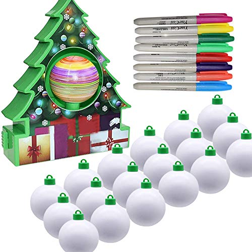 AIJIANG Kit de Juguete de Bola de Pintura de rbol de Navidad de Graffito para Nios, Juego de Cerebro para Ejercicio, Capacidad prctica para Nios, imaginacin Rica
