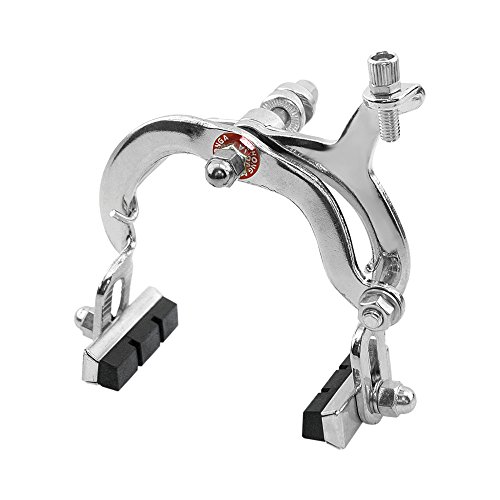 Alhonga - Pinzas de freno de BMX de acero Alhonga, plata, 1 unidad Alhonga - Pinzas de freno de BMX de acero Alhonga, plata, 1 unidad