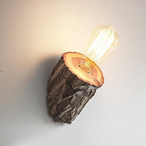 Aplique Lámpara de Pared de médula de Olmo de montaña Lámpara de Dormitorio de Madera Maciza Creativa Dormitorio de la lámpara de cabecera del Hotel Pasillo luz Rural Aplique Lámpara de Pared de médula de Olmo de montaña Lámpara de Dormitorio de Madera Maciza Creativa Dormitorio de la lámpara de cabecera del Hotel Pasillo luz Rural
