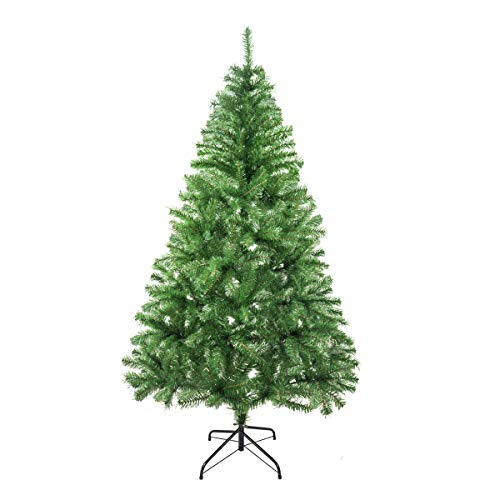 Árbol de Navidad Artificial Arboles C/Soporte Metálico 120-240cm (Verde Brillo, 180cm 477Tips)