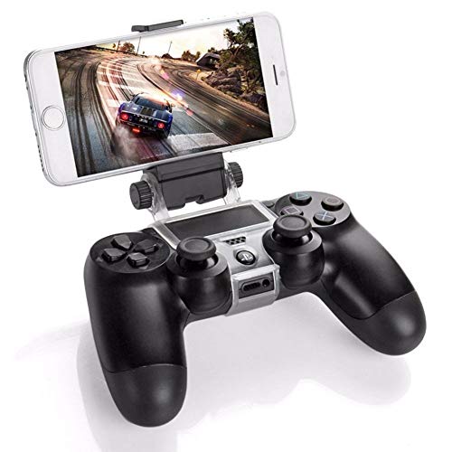 ASDQ Controlador de Juegos, Auricular de Soporte de Clip de teléfono Inteligente, Soporte Ajustable para Samsung para LG Soporte de Android para Control de PS4