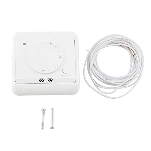 Atyhao Termostato de Suelo Radiante Controlador de Temperatura con línea de Temperatura Termostato electrónico de calefacción General Internacional para Control automático de Temperatura Sistema Atyhao Termostato de Suelo Radiante Controlador de Temperatura con línea de Temperatura Termostato electrónico de calefacción General Internacional para Control automático de Temperatura Sistema