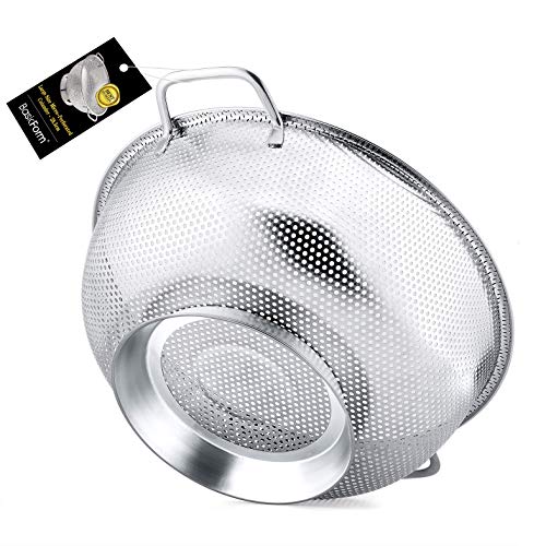BasicForm Talla Grande Colador microperforado con grande mango y base de acero inoxidable 28.5cm BasicForm Talla Grande Colador microperforado con grande mango y base de acero inoxidable 28.5cm