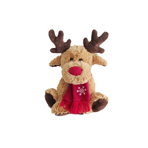 BESTOYARD Juguete de Peluche de Navidad Reno Ornamentos de Navidad para Navidad