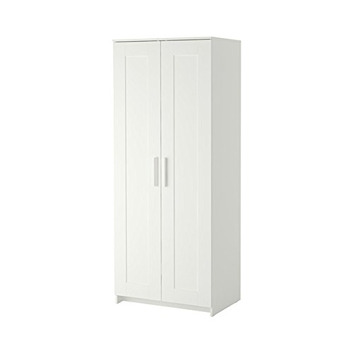 Brimnes Home - Armario para dormitorio (2 puertas, color blanco