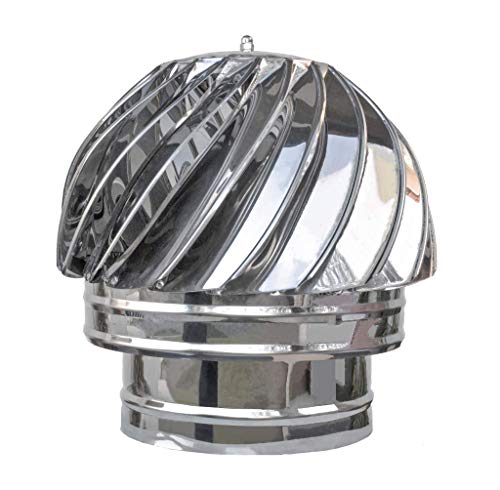 Chimenea Giratoria 200mm, Material "INOX", Sombrero de Chimenea, Extractor de Humos, Lluvia de Sombrero Chimenea Giratoria 200mm, Material "INOX", Sombrero de Chimenea, Extractor de Humos, Lluvia de Sombrero