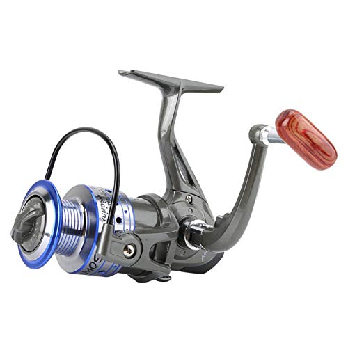 DAUERHAFT Carrete de Pesca con Revestimiento Vivo Carrete de Pesca Giratorio Taza de Alambre de Metal Conveniente portátil, para Pescar(LK5000) DAUERHAFT Carrete de Pesca con Revestimiento Vivo Carrete de Pesca Giratorio Taza de Alambre de Metal Conveniente portátil, para Pescar(LK5000)