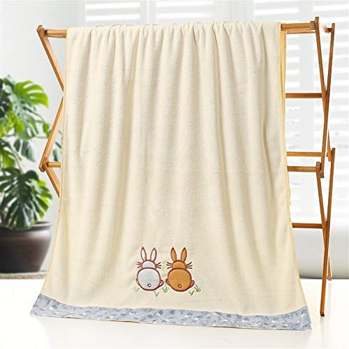 DER Novedad de Moda Modelos de explosión de Microfibra 70 * 140 Toalla de baño de Pulido puntilla Gruesa Absorbente Toalla Grande para baño Playa (Color : 3-Creamy-White, Size : 70 * 140) DER Novedad de Moda Modelos de explosión de Microfibra 70 * 140 Toalla de baño de Pulido puntilla Gruesa Absorbente Toalla Grande para baño Playa (Color : 3-Creamy-White, Size : 70 * 140)