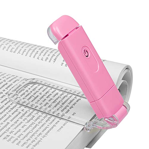 DEWENWILS Lámpara de lectura con pinza para libro, recargable, 4 niveles de brillo ajustables, color ámbar, para leer en la cama, bloqueo de luz azul, regalo para niños y lombrices DEWENWILS Lámpara de lectura con pinza para libro, recargable, 4 niveles de brillo ajustables, color ámbar, para leer en la cama, bloqueo de luz azul, regalo para niños y lombrices