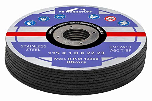 Discos de Corte Profesionales │ 30 piezas │ Ø 115 mm, 1 mm de grosor │ para amoladoras flexibles, de separación │ Inox │ Disoc de Corte │ Discos Flexibles Discos de Corte Profesionales │ 30 piezas │ Ø 115 mm, 1 mm de grosor │ para amoladoras flexibles, de separación │ Inox │ Disoc de Corte │ Discos Flexibles