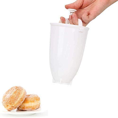 DIY donut Molde de gofres para hacer pasteles, donuts, máquina manual dispensadora de utensilios de cocina herramienta