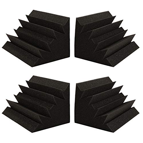 Espuma Acústica, AGPtEK Espuma Acústica para Bajo, Paneles Acústicos de 30 x 17 x 17 cm, Ideal para Estudio, Teatro en Casa y Cuarto de Grabación, 4pcs Espuma Acústica, AGPtEK Espuma Acústica para Bajo, Paneles Acústicos de 30 x 17 x 17 cm, Ideal para Estudio, Teatro en Casa y Cuarto de Grabación, 4pcs
