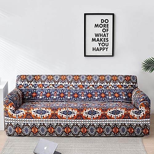 Funda de sofá Floral elástica Fundas de sofá elásticas para Sala de Estar Funda sofá Protector de Muebles Fundas sofás con Chaise Longue A18 4 plazas Funda de sofá Floral elástica Fundas de sofá elásticas para Sala de Estar Funda sofá Protector de Muebles Fundas sofás con Chaise Longue A18 4 plazas
