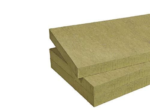 Futurazeta – Panel insonorizante de lana de roca de 50 mm de grosor (paquete de 7,20 m²) n° 10 paneles Acoustic 225 Plus térmico acústico