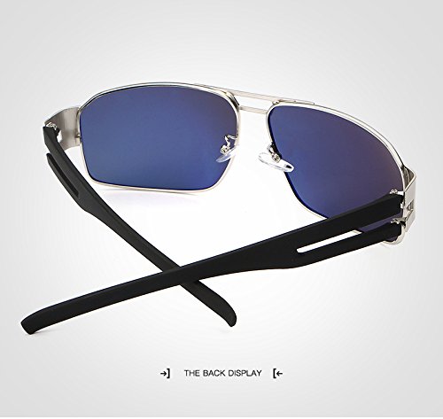 Gafas de sol Gafas de sol for adultos, gafas de conducción Gafas de prevención ultravioleta Gafas de sol de moda Gafas de sol Polaroid de gran tamaño vintage Gafas UV400 Espejo for hombre Mujer crista
