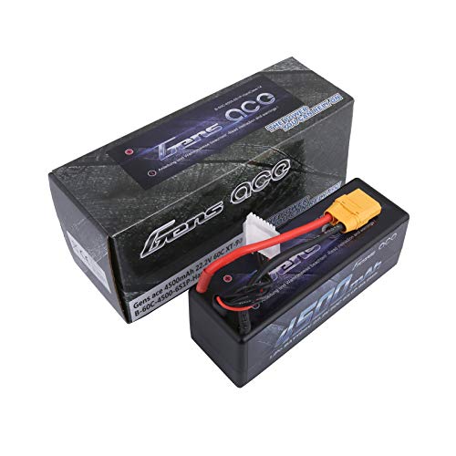 Gens Ace XT90 - Batería para modelismo (LiPo) 22.2 V, 4500 mAh, número de Celdas: 6 60 C, Carcasa Dura