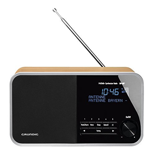 Grundig - TR 3000 Tabla de Radio Digital, 30 w pmpo, aux-in, FM RDS y Dab + con 10 presintonías Roble