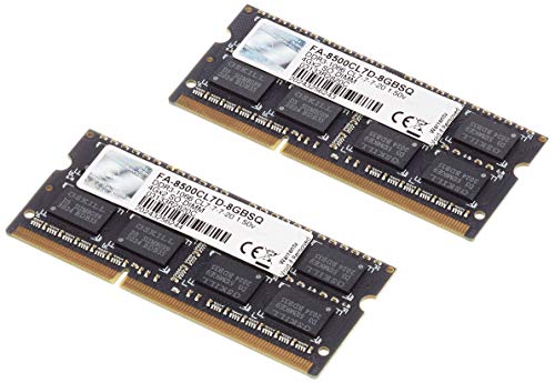 G.Skill FA-8500CL7D-8GBSQ - Kit de memoria RAM (2 x 4 GB, PC3-8500, DDR3, 1066 MHz)