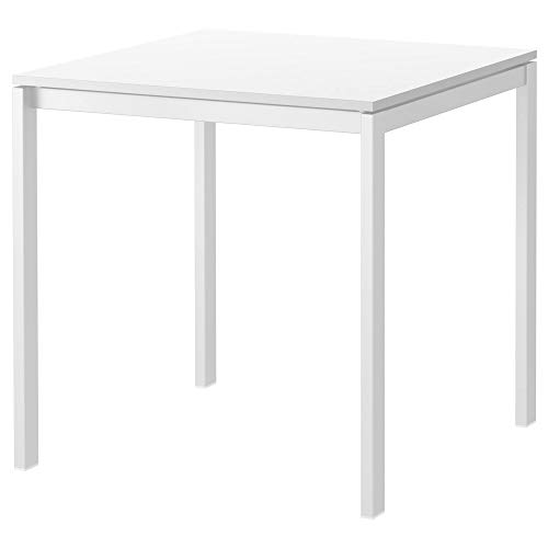 IKEA MELLTORP Mesa de comedor en color blanco, 75 x 75 cm.