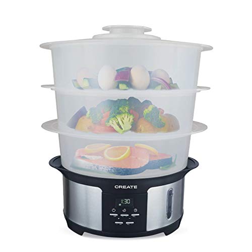 IKOHS Create Pot Steam - Vaporera Eléctrica 1.4L, Cocina hasta 3 Platos a la Vez, 5 Menús Preestablecidos y Modo Manual, Libre de BPA, Fácil de Usar y Limpiar, Cocina al Vapor, Programable IKOHS Create Pot Steam - Vaporera Eléctrica 1.4L, Cocina hasta 3 Platos a la Vez, 5 Menús Preestablecidos y Modo Manual, Libre de BPA, Fácil de Usar y Limpiar, Cocina al Vapor, Programable