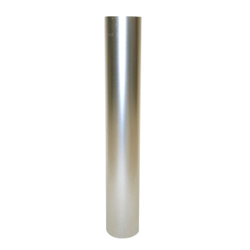 Kamino - Flam – Tubo para chimenea (Ø 120 mm/longitud 750 mm), Tubo para estufa de leña, Conducto de humos – acero resistente a altas temperaturas – durable, estable – plata