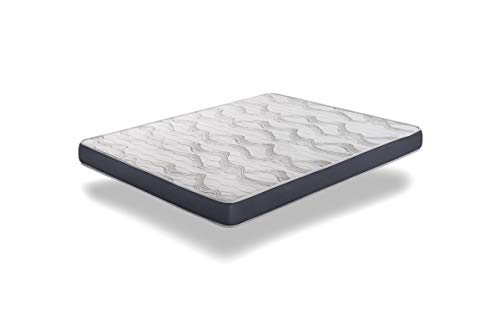 KB KIMBED | Colchón Viscoelástico Sena | Tejido Poliéster | Sistema Air Fresh | Tejido 3D Transpirable | Doble Cara Verano-Invierno | Antiácaros | 14 cm Altura | 135x190 KB KIMBED | Colchón Viscoelástico Sena | Tejido Poliéster | Sistema Air Fresh | Tejido 3D Transpirable | Doble Cara Verano-Invierno | Antiácaros | 14 cm Altura | 135x190