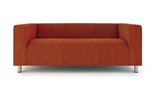 Klippan - Funda de sofá para sofá IKEA de 2 plazas Klippan Loveseat de poliéster, color naranja Klippan - Funda de sofá para sofá IKEA de 2 plazas Klippan Loveseat de poliéster, color naranja