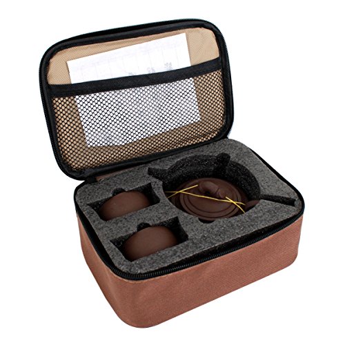 LA HAUTE Juegos de tetera, juego de té chino Kungfu hecho a mano, tazas de tetera Yixing, tetera de arcilla púrpura saludable, buenos regalos de negocios LA HAUTE Juegos de tetera, juego de té chino Kungfu hecho a mano, tazas de tetera Yixing, tetera de arcilla púrpura saludable, buenos regalos de negocios