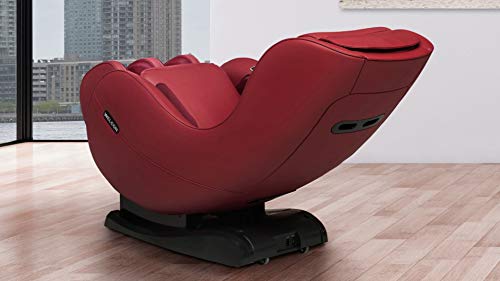 Lanzamiento al mercado WELCON en rojo - sillón de masaje EASYRELAXX en rojo, en forma de L, programas automáticos masaje de amasamiento masaje de golpeteo